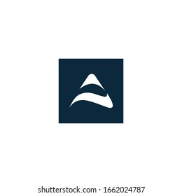 Letter A logo icon design template elements