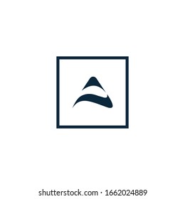 Letter A logo icon design template elements