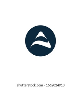Letter A logo icon design template elements