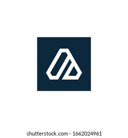Letter A logo icon design template elements