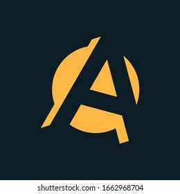 Letter A logo. Icon design. Template elements - vector sign