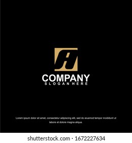 Letter A logo icon design template elements