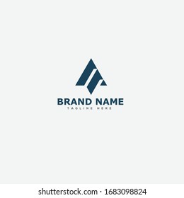 Letra un icono de logotipo elementos de plantilla de diseño 