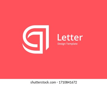 Letter A logo icon design template elements