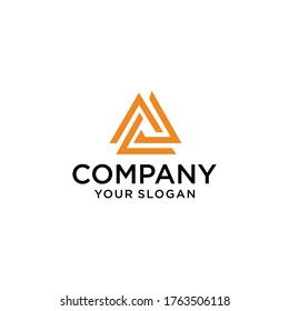 Letter A logo icon design template elements