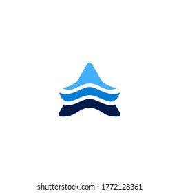 Letter A logo icon design template elements