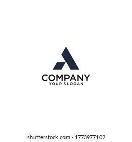 Letter A logo icon design template elements