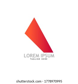 Elementos de plantilla de diseño de iconos de logotipo de carta A