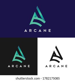 Letter A logo icon design template. Creative A letter logo template.