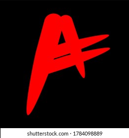 Buchstabe Ein Logo-Symbol Designelemente - Vektorsymbol. Visitenkarten-Vorlagen.