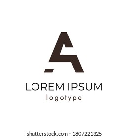 Letter A logo icon design template elements