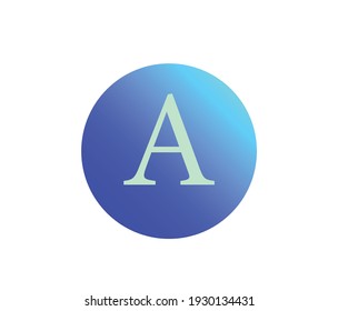 Letter A logo icon design template elements X letter symbol business company vector icon