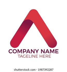 Letter A logo icon design template elements. A Letter Logo icon creative for Business Template Vector.