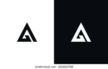 Letter A logo icon design template elements