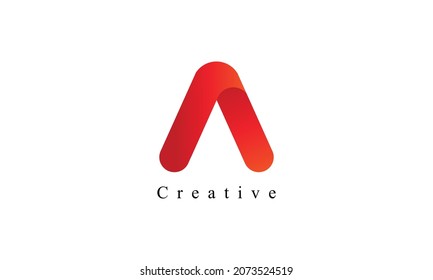 Letter A logo icon design template elements