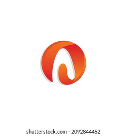 Plantilla de diseño de icono de logotipo de carta A
