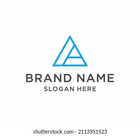 Letter A logo icon design template elements - vector sign