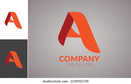 Letter A logo icon design template elements. A letter logo. 