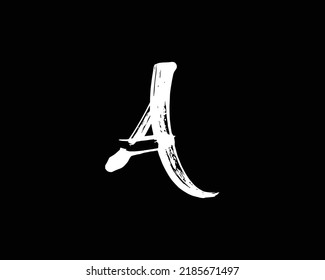 Letter A logo icon design template elements