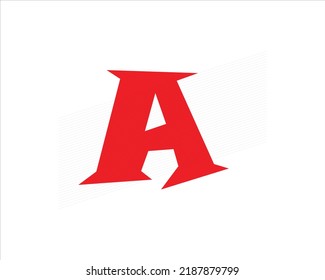 A letter logo icon design template elements.