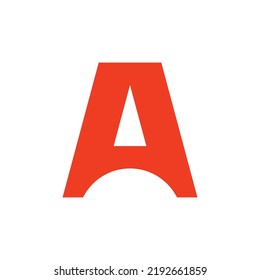 Letter A logo or icon design. template elements. geometric abstract logos