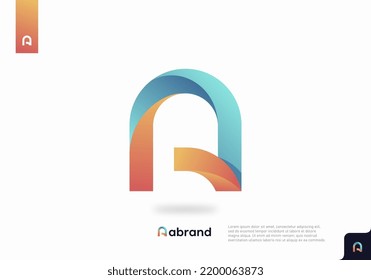 Elementos de plantilla de diseño de iconos de logotipo de carta A