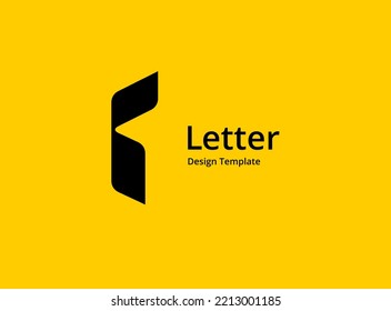 Letter I logo icon design template elements