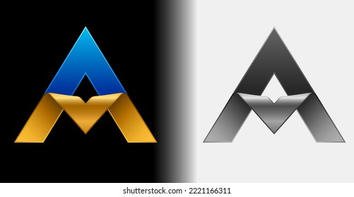 Letter A logo icon design template elements, Vector illustration