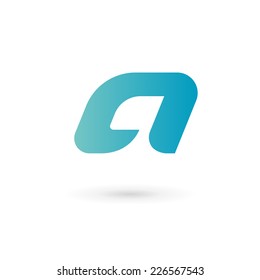 Letter A logo icon design template elements 