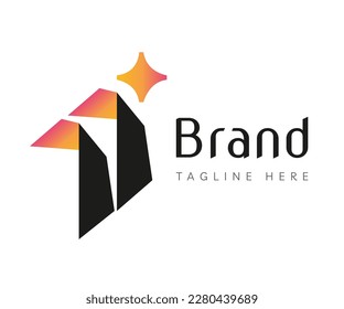 Elementos de la plantilla de diseño de iconos del logotipo de la letra I. Usable para marca y logotipos de negocios.
