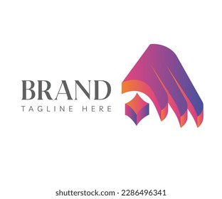 Elementos de plantilla de diseño de iconos de logotipo de letra A. Usable para marca, logotipos de negocios y tecnología.
