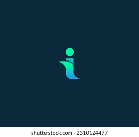 Letter I logo icon design template elements. II letter logo.