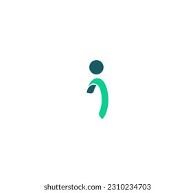 Letter I logo icon design template elements. II letter logo.