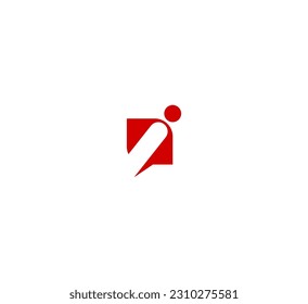 Letter I logo icon design template elements. II letter logo.