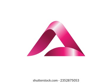 Letter A logo icon design template elements