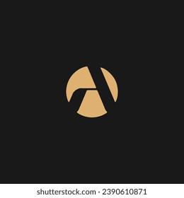 Letter A logo icon design template element,