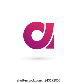 Letter A logo icon design template elements 