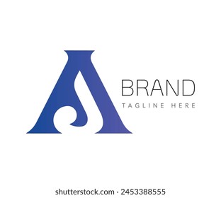 Letter A logo icon design template elements. Usable for Branding and Business Logos.
