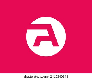 Letter A logo icon design template elements