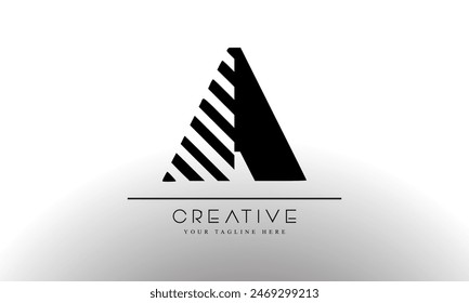 Letter A logo icon design template elements