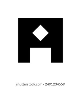 Letter I logo. Icon design. Template elements. Geometric abstract logos