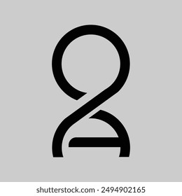 Logo de la letra A. Diseño de iconos. Elementos de Plantilla - signo de Vector