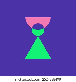 Letter I logo. Icon design. Template elements. Geometric abstract logos