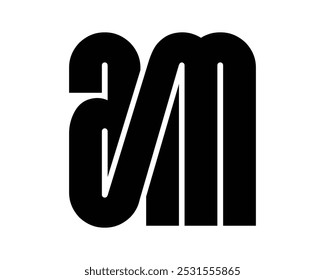 Letter am Logo Symbol Design Template-Elemente