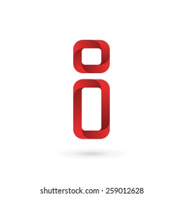 Letter I logo icon design template elements 