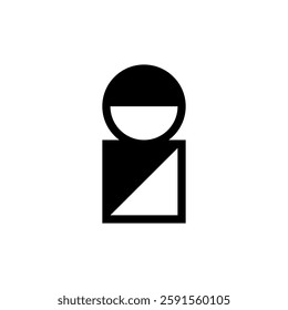Letter I logo. Icon design. Template elements. Geometric abstract logos
