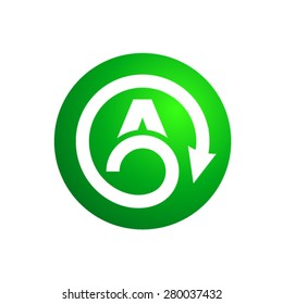 Letter A logo icon design template elements