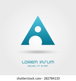 Letter A logo icon design template elements, Vector illustration Eps 10