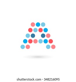 Letter A logo icon design template elements
