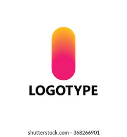 Letter I logo icon design template elements
